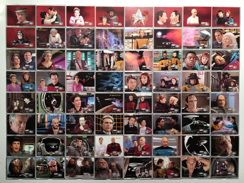 Star Trek TNG The Next Generation Season 1-7 You Pick Trading Base Card Sets - TvMovieCards.com