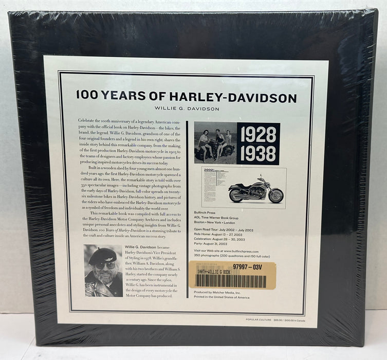 100 Years The Official Book For The Harley-Davidson 100th Anniversary Factory Se   - TvMovieCards.com