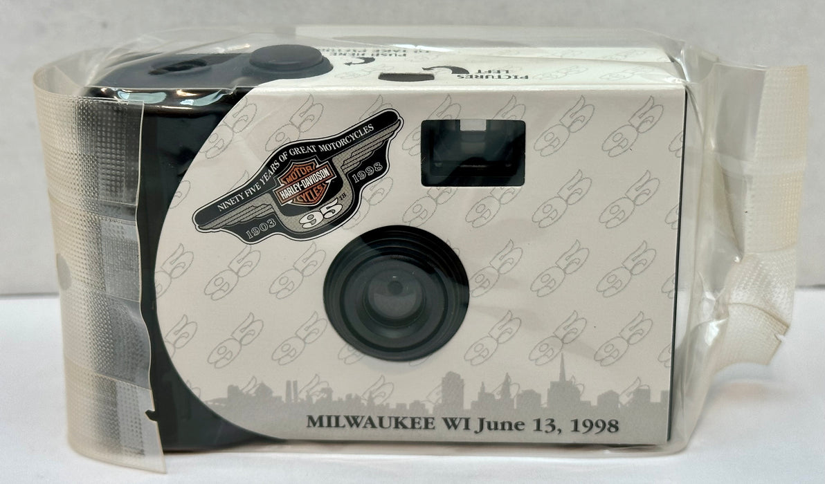 1998 Harley Davidson 95th Anniversary Promotional Disposable 35mm Camera Sealed   - TvMovieCards.com