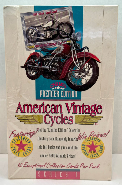 1993 American Vintage Cycles Series One Motorcycle Trading Card Box 36ct Sealed   - TvMovieCards.com