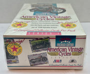 1993 American Vintage Cycles Series One Motorcycle Trading Card Box 36ct Sealed   - TvMovieCards.com