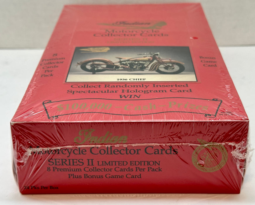 1993 Indian Motorcycles Series II "1936 Chief" Trading Card Box 24ct Factory Sea   - TvMovieCards.com