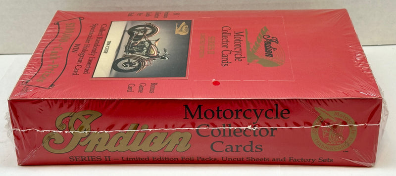 1993 Indian Motorcycles Series 2 "1936 Chief" Trading Card Box 24ct Factory Seal - TvMovieCards.com