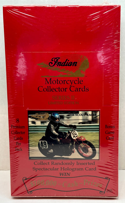 1993 Indian Motorcycles Series II "1926 Scout Racer" Trading Card Box 24ct Seale   - TvMovieCards.com