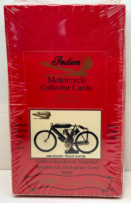 1993 Indian Motorcycles Series 2 "1908 Board Track Racer" Trading Card Box 24ct   - TvMovieCards.com