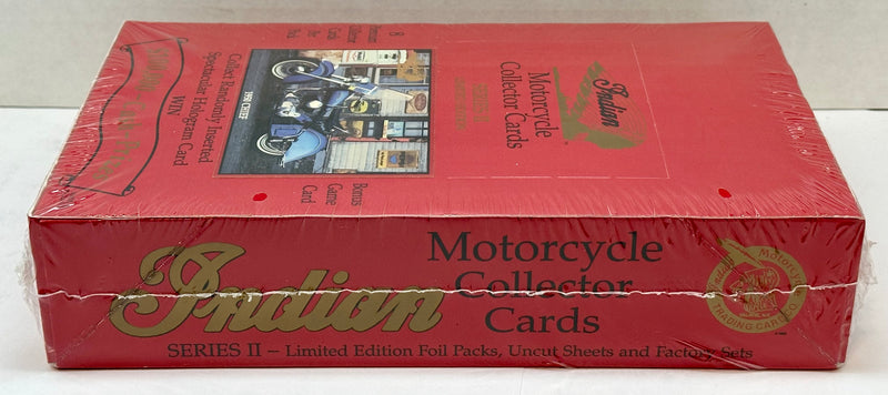 1993 Indian Motorcycles Series II "1950 Chief" Trading Card Box 24ct Factory Sea   - TvMovieCards.com
