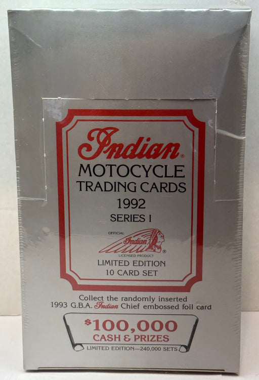 1992 Indian Motorcycles Series 1 Trading Card Box 50ct Factory Seal 10 Card Sets   - TvMovieCards.com