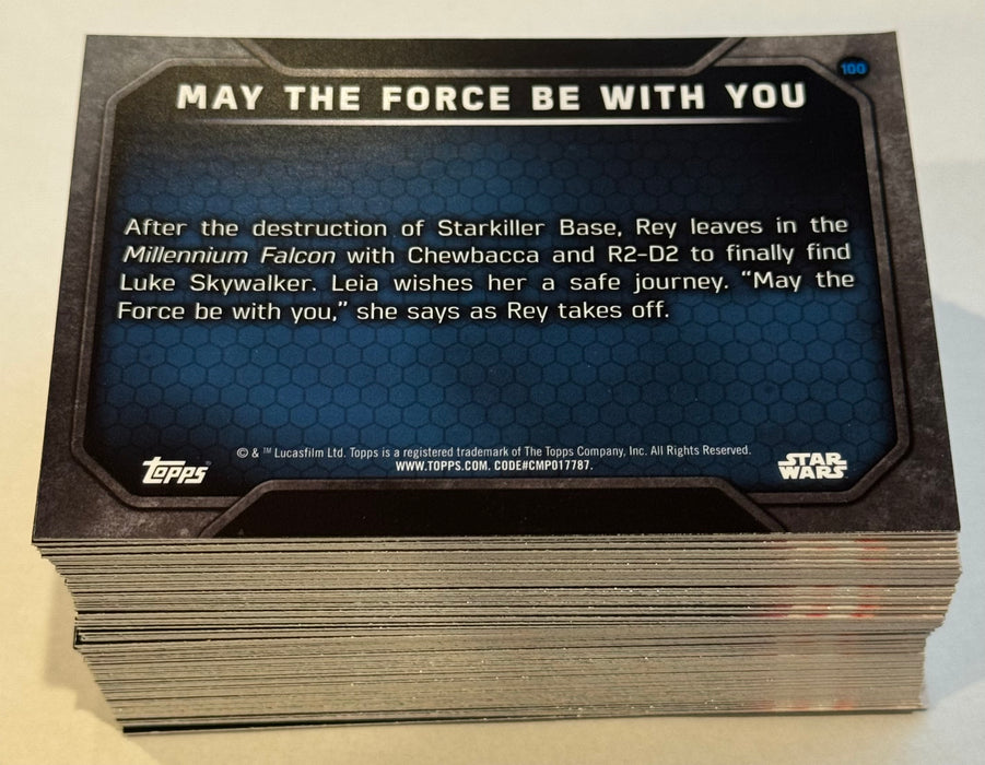 2016 Star Wars The Force Awakens Series 2 Trading Card Set of 100 Cards Topps - TvMovieCards.com