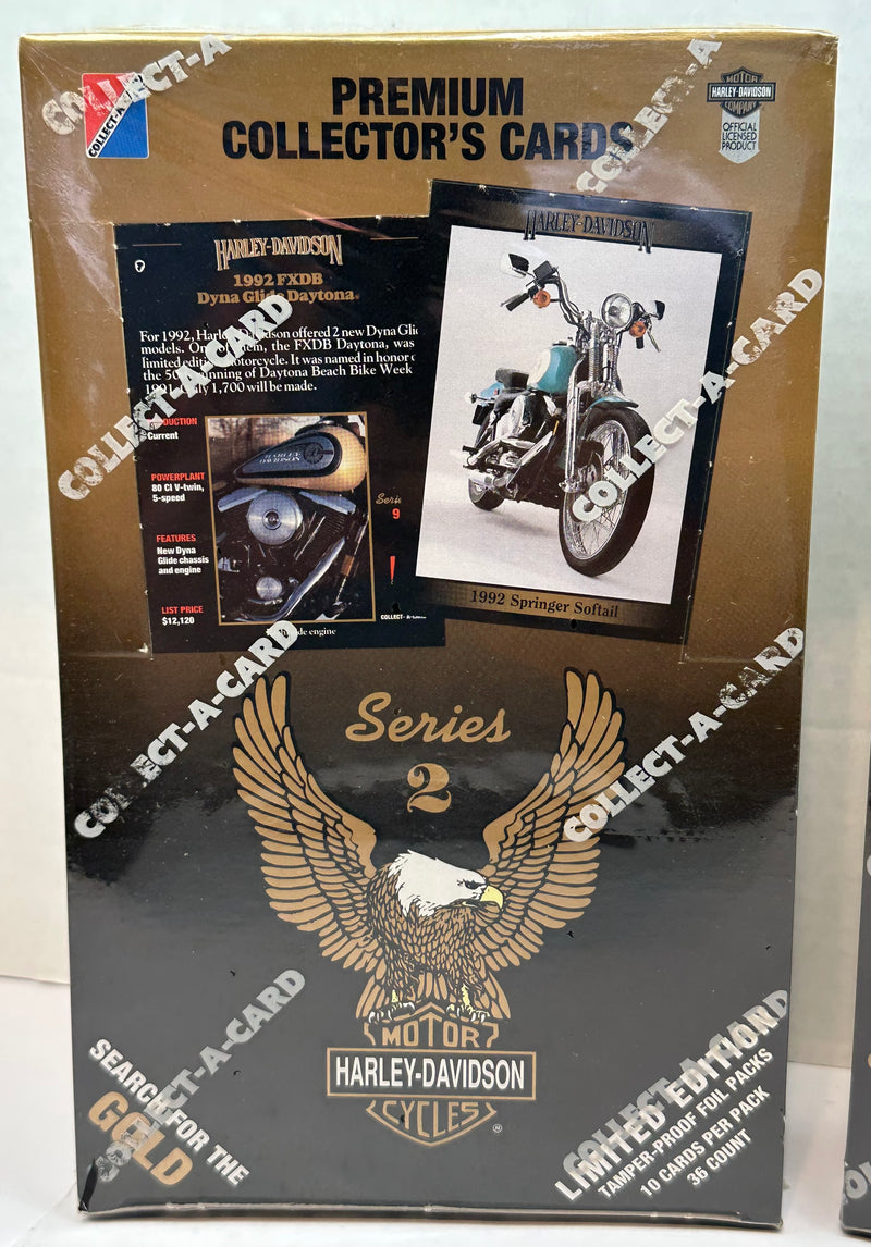 1993 Harley Davidson Collector Cards Series 2 & 3 Trading Card Box Lot Sealed   - TvMovieCards.com