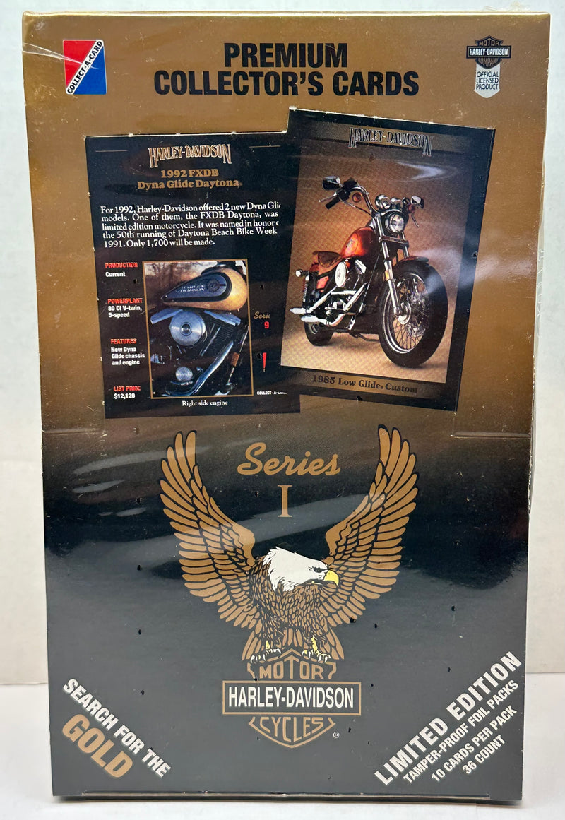 1992 Harley Davidson Collector Cards Series 1 Trading Card Box 36ct Sealed   - TvMovieCards.com