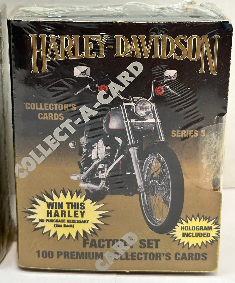 1992 Harley Davidson Collector Cards Series 1, 2 & 3 Trading Card Factory Sets   - TvMovieCards.com
