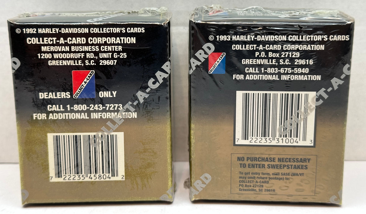 1992 Harley Davidson Collector Cards Series 2 & 3 Factory Card Set Sealed   - TvMovieCards.com