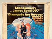 1971 Diamonds Are Forever James Bond 1SH Movie Poster 30" x 40" Sean Connery - TvMovieCards.com
