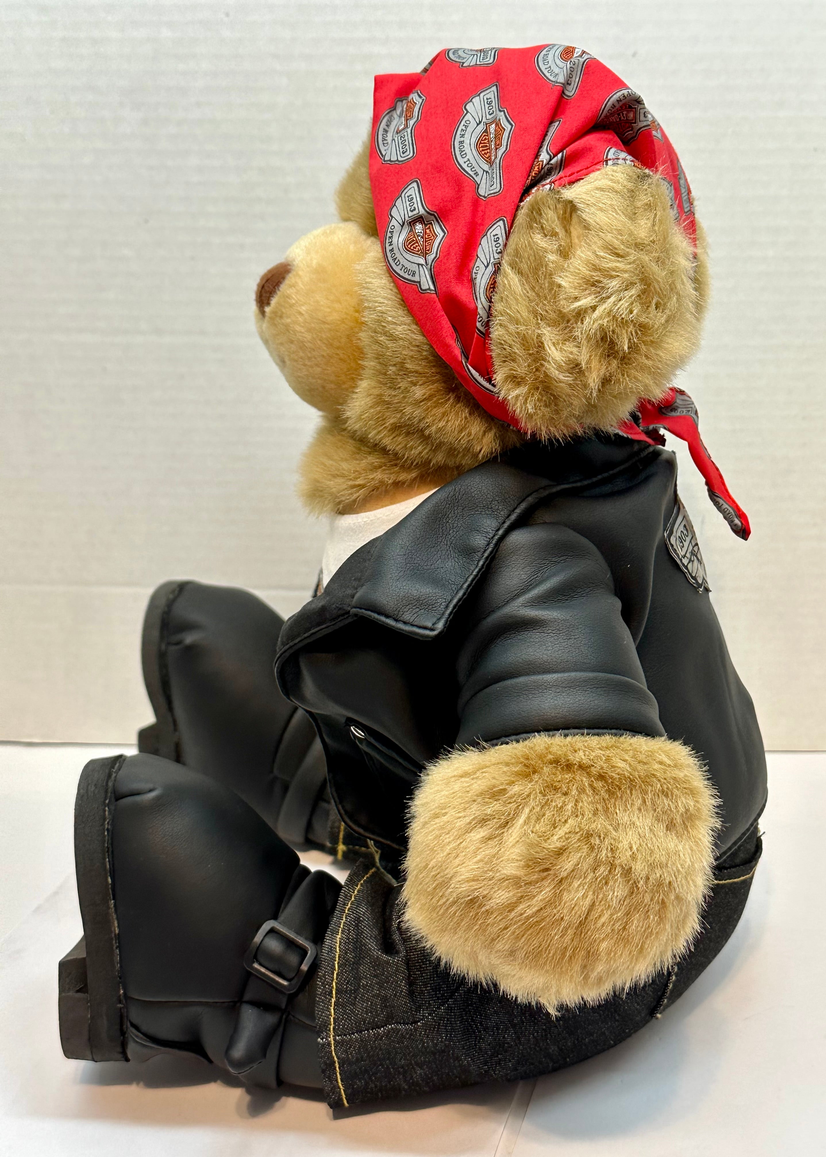 2003 Harley Davidson Bear 100th Anniversary Open Road Tour Plush