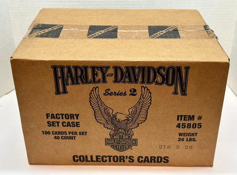 1992 Harley Davidson Collector Cards Series 2 & 3 Factory Card Case of 80 Sets   - TvMovieCards.com