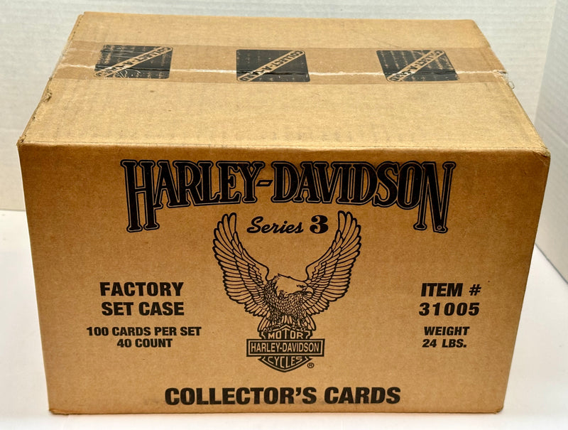 1992 Harley Davidson Collector Cards Series 2 & 3 Factory Card Case of 80 Sets   - TvMovieCards.com