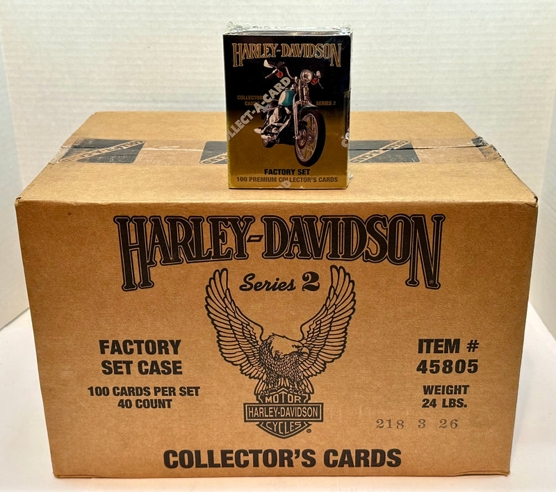 1992 Harley Davidson Collector Cards Series Two 2 Factory Card Case of 40 Sets   - TvMovieCards.com