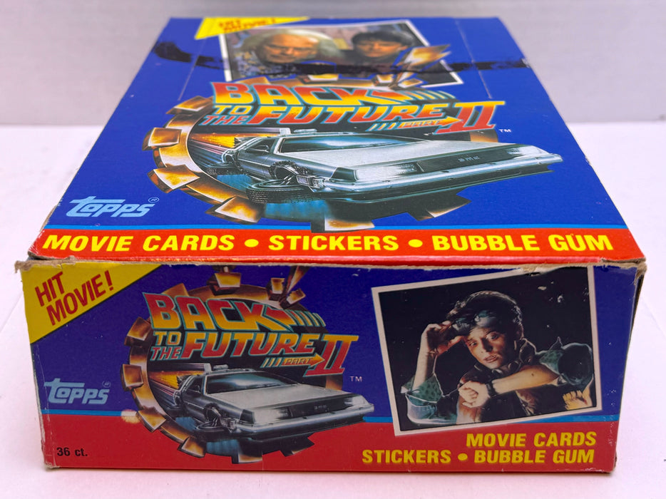 Back to the Future II Movie Closeout Vintage Card Box 36 Packs Topps 1989   - TvMovieCards.com