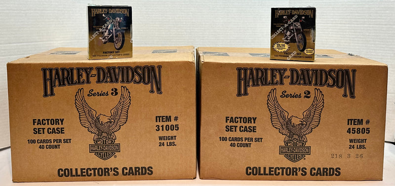 1992 Harley Davidson Collector Cards Series 2 & 3 Factory Card Case of 80 Sets   - TvMovieCards.com