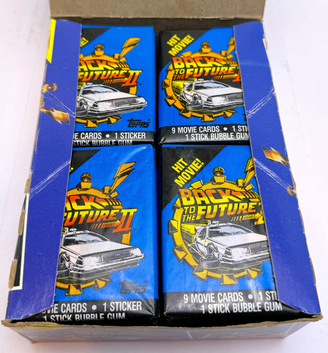 Back to the Future II Movie Closeout Vintage Card Box 36 Packs Topps 1989   - TvMovieCards.com
