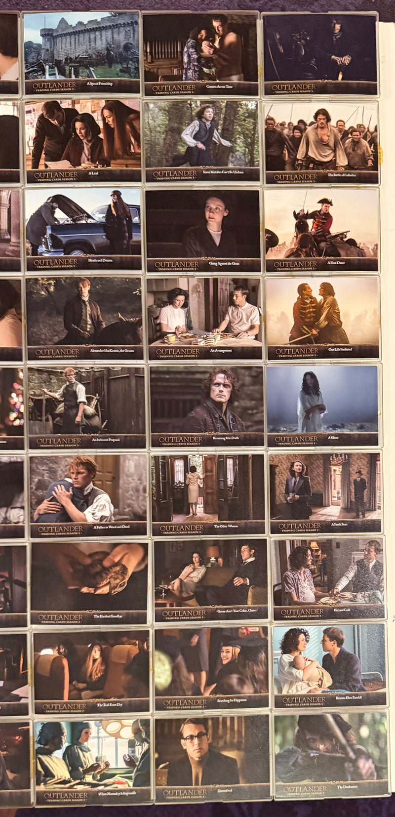 Outlander Season 3 Canvas Parallel Base Trading Card Set (72) 2019