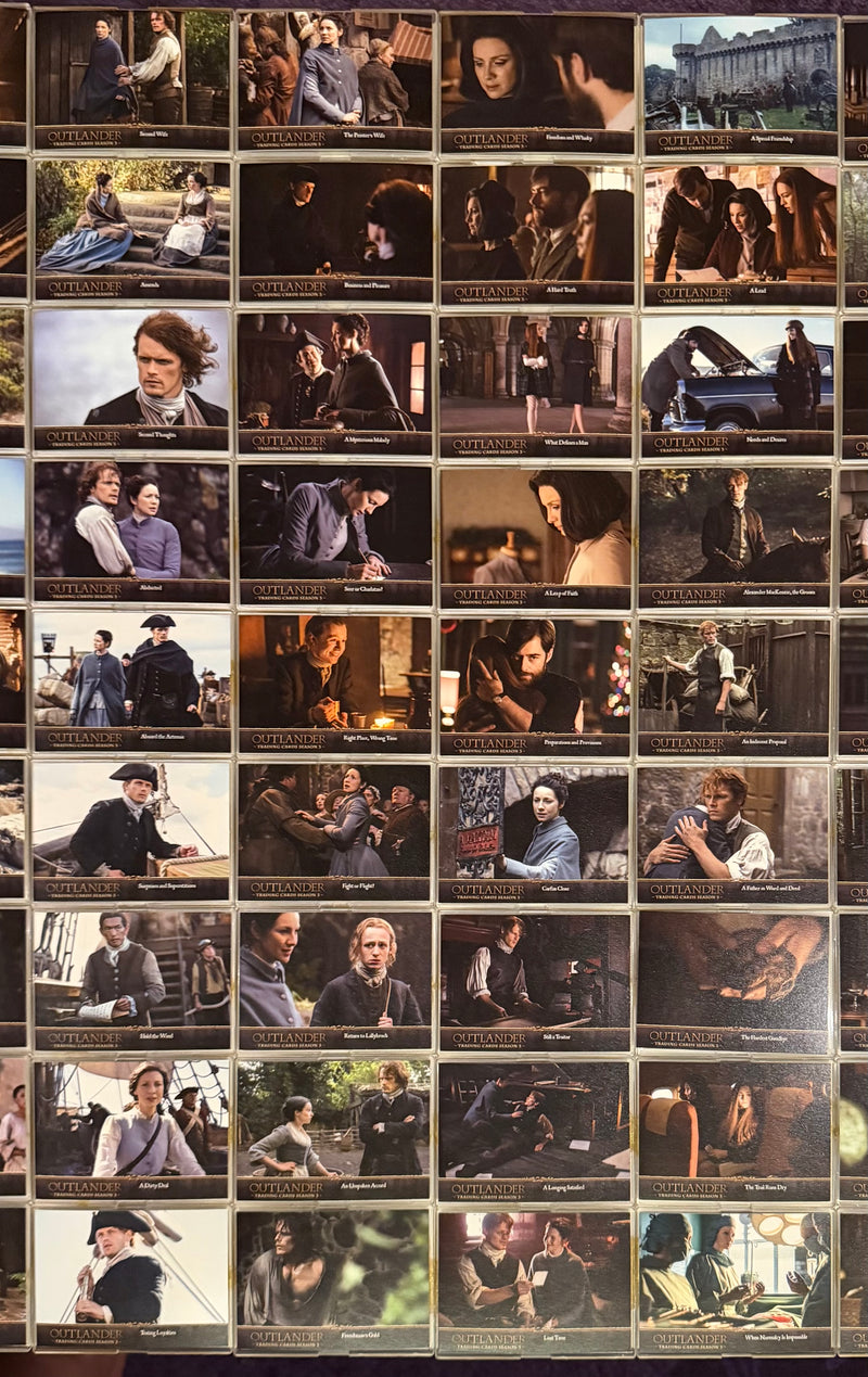 Outlander Season 3 Canvas Parallel Base Trading Card Set (72) 2019