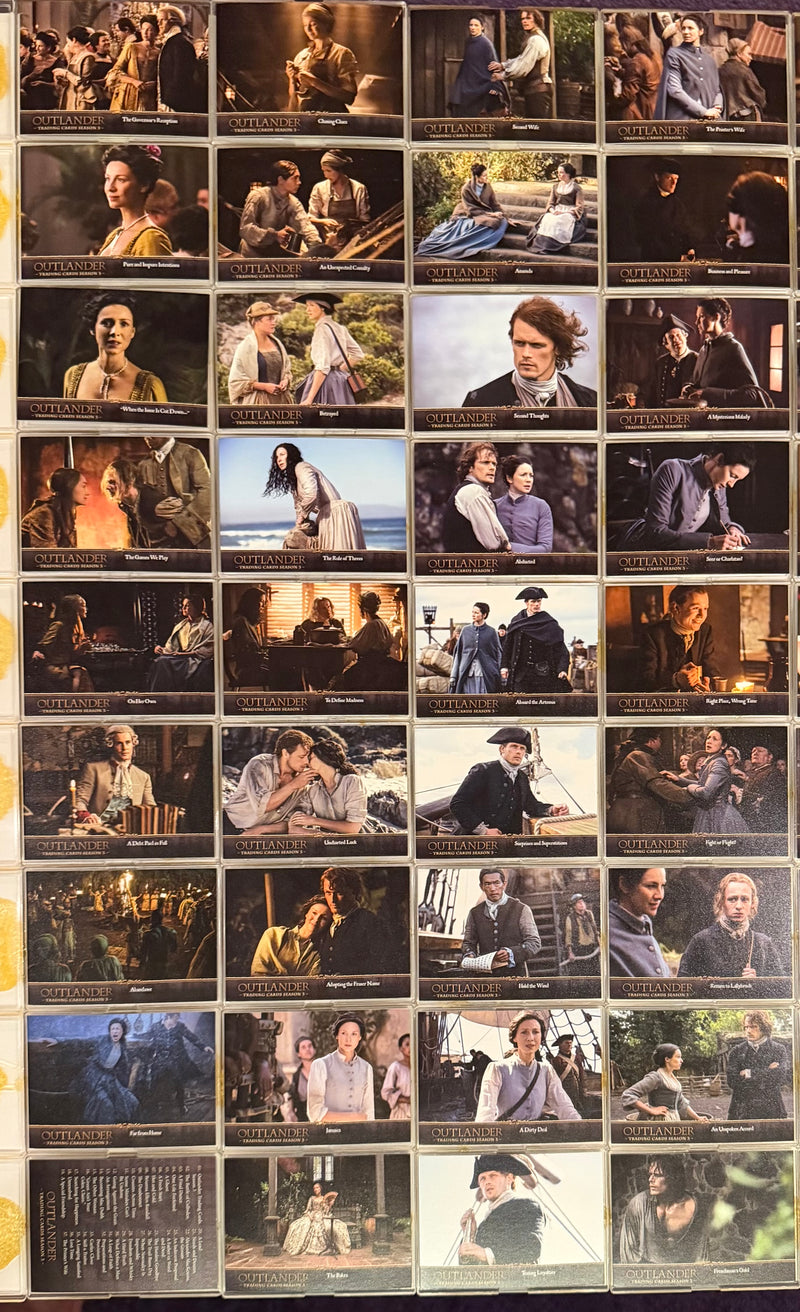 Outlander Season 3 Canvas Parallel Base Trading Card Set (72) 2019