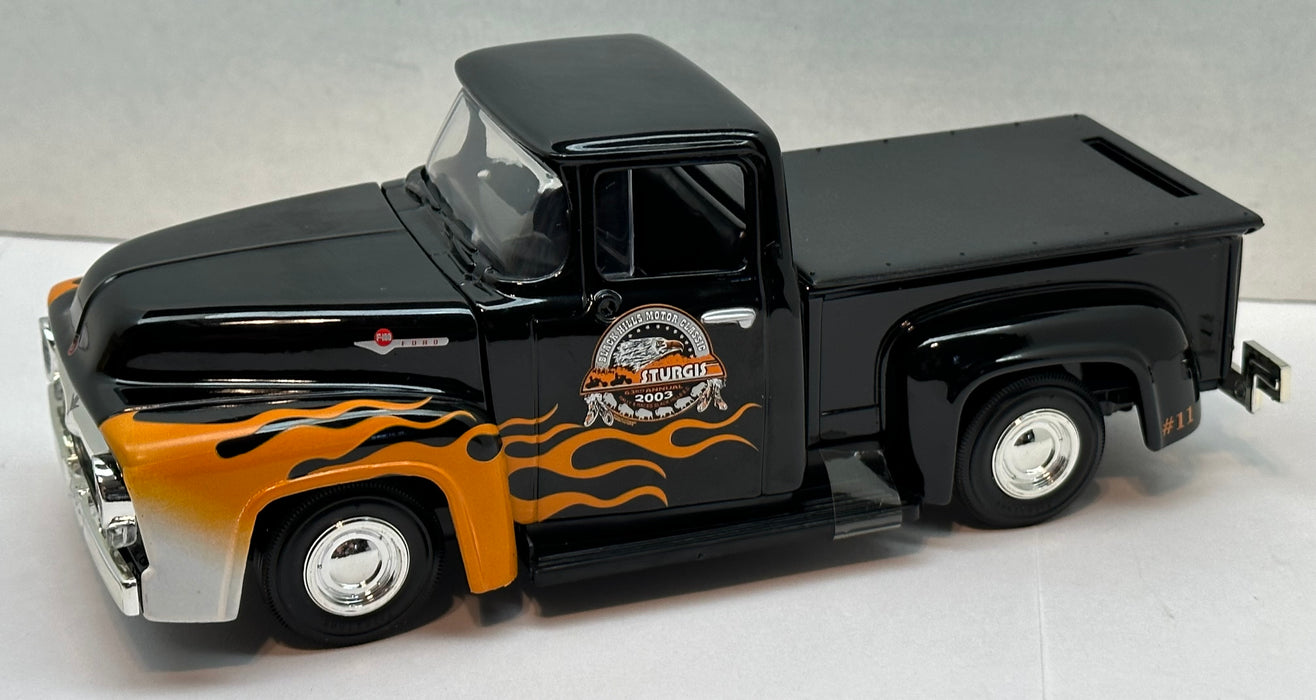 2003 Ertl 1956 Ford Pickup Truck 63th Annual Sturgis 1:25 Diecast Bank   - TvMovieCards.com