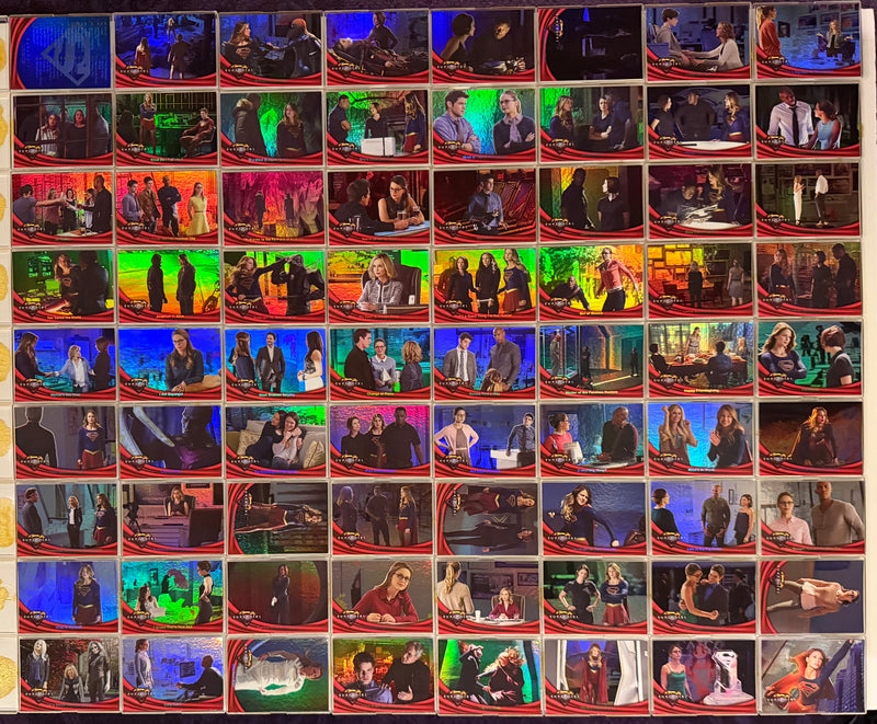 Supergirl Season 1 Rainbow Foil Parallel Trading Card Set 72 Cards