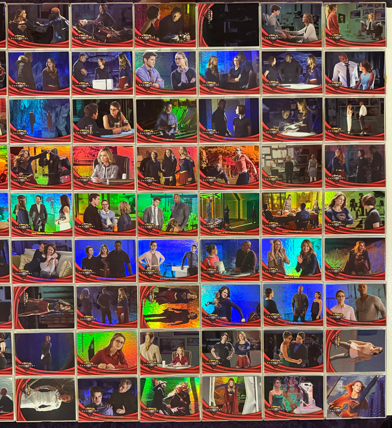 Supergirl Season 1 Rainbow Foil Parallel Trading Card Set 72 Cards