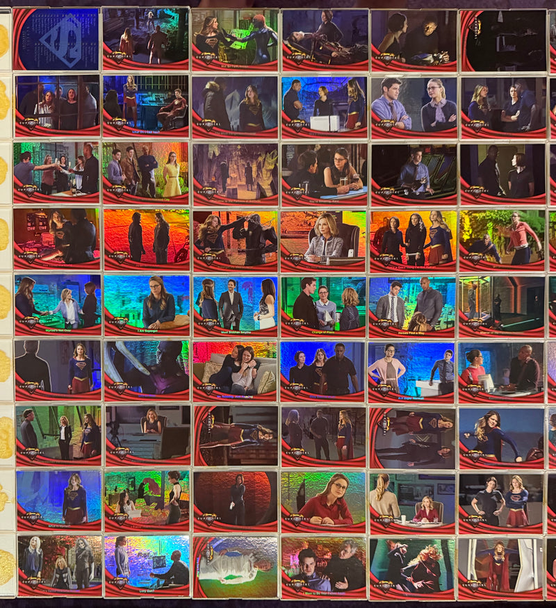 Supergirl Season 1 Rainbow Foil Parallel Trading Card Set 72 Cards