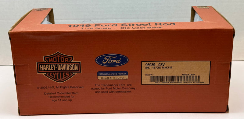 Liberty Classics Harley Davidson 1949 Ford Street Rod Bank 1:25 Diecast   - TvMovieCards.com