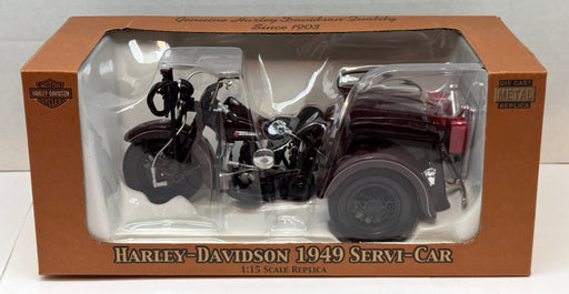 Liberty Classics Harley Davidson 1949 Servi-Car 1:15 Diecast Bank Motorcycle   - TvMovieCards.com