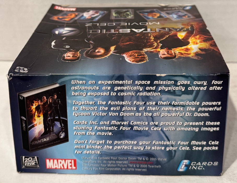 Fantastic Four 4 Marvel Movie Celz Box Card 36 Sealed Packs Cards Inc 2005 - TvMovieCards.com