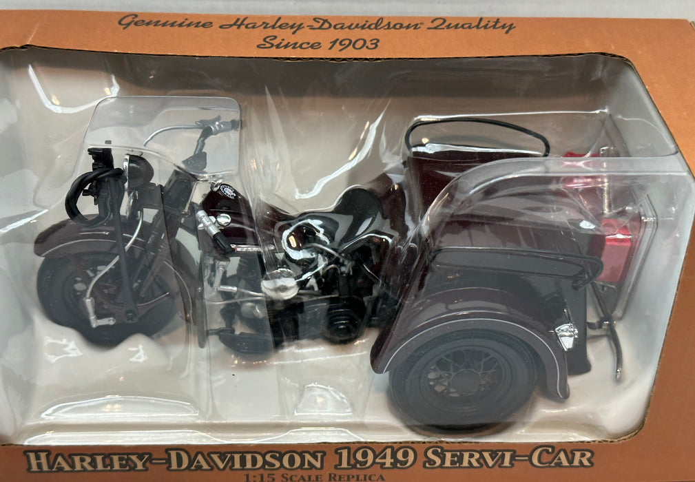 Liberty Classics Harley Davidson 1949 Servi-Car 1:15 Diecast Bank Motorcycle   - TvMovieCards.com