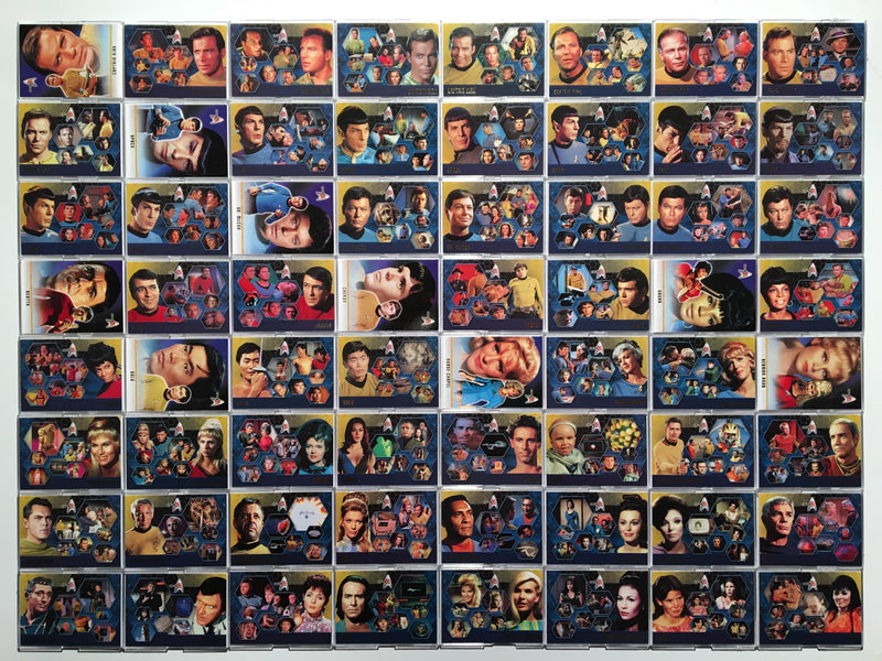 Star Trek 35th Anniversary HoloFEX Trading Base Card Set 72 Cards 2001   - TvMovieCards.com