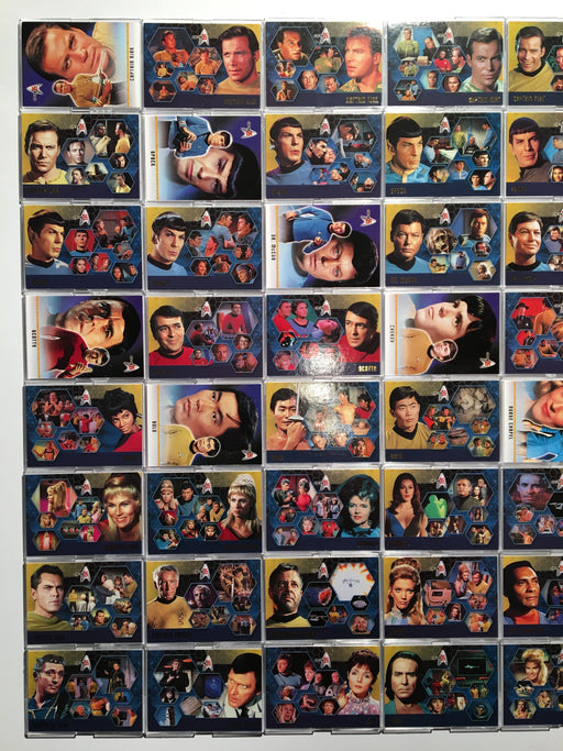 Star Trek 35th Anniversary HoloFEX Trading Base Card Set 72 Cards 2001   - TvMovieCards.com