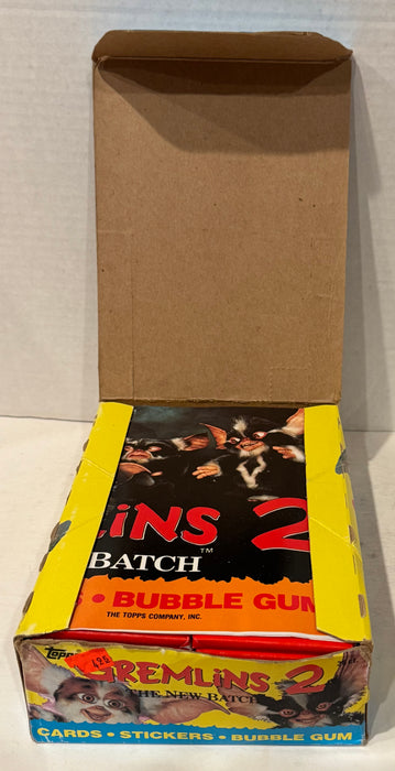 1990 Topps Gremlins 2 Movie Vintage FULL 36 Pack Trading Card Wax Box - TvMovieCards.com