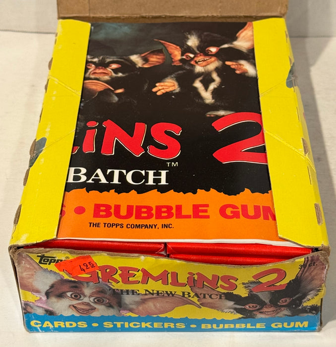1990 Topps Gremlins 2 Movie Vintage FULL 36 Pack Trading Card Wax Box - TvMovieCards.com