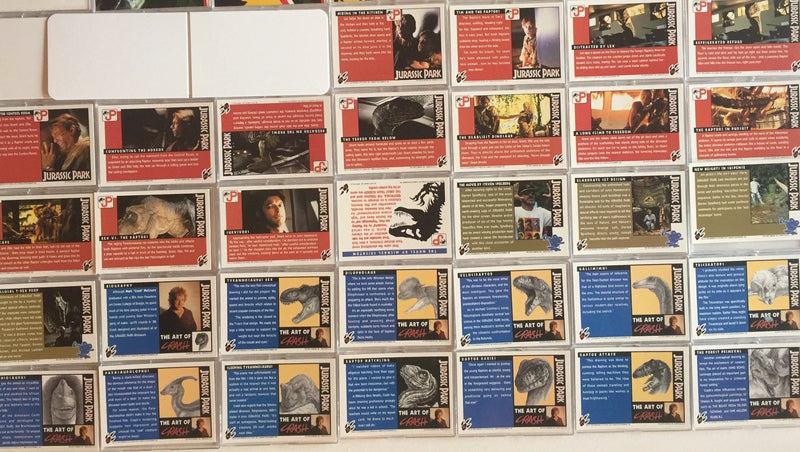 Jurassic Park 1 Base Card Set 88 Cards Topps 1993   - TvMovieCards.com