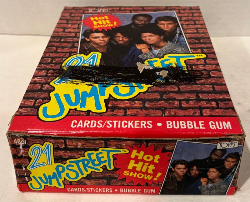 1987 21 Jump Street FULL 48 Wax Pack Trading Card Box Topps Johnny Depp - TvMovieCards.com
