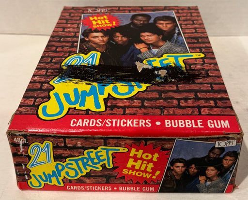 1987 21 Jump Street FULL 48 Wax Pack Trading Card Box Topps Johnny Depp - TvMovieCards.com