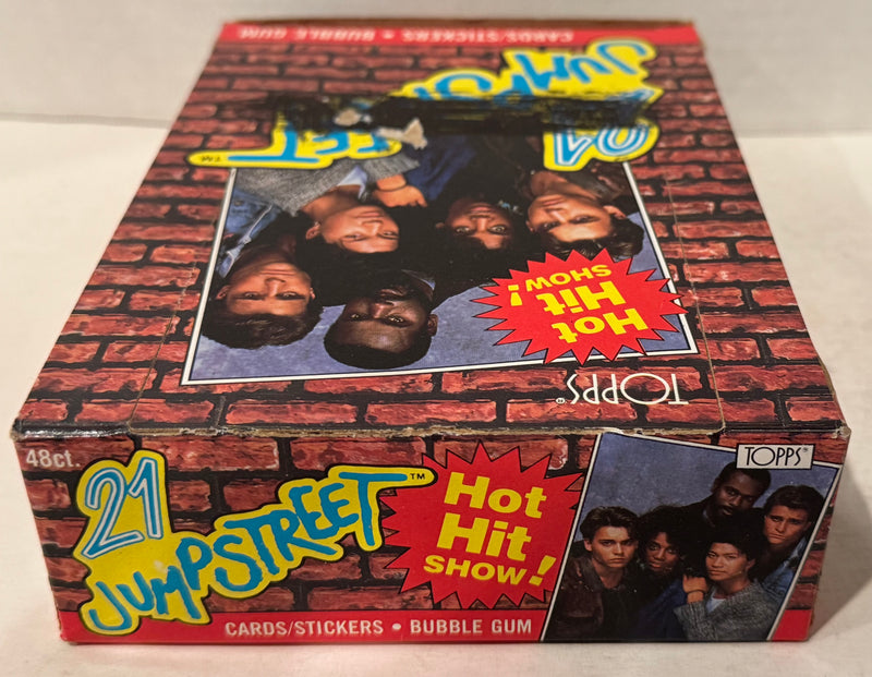 1987 21 Jump Street FULL 48 Wax Pack Trading Card Box Topps Johnny Depp - TvMovieCards.com