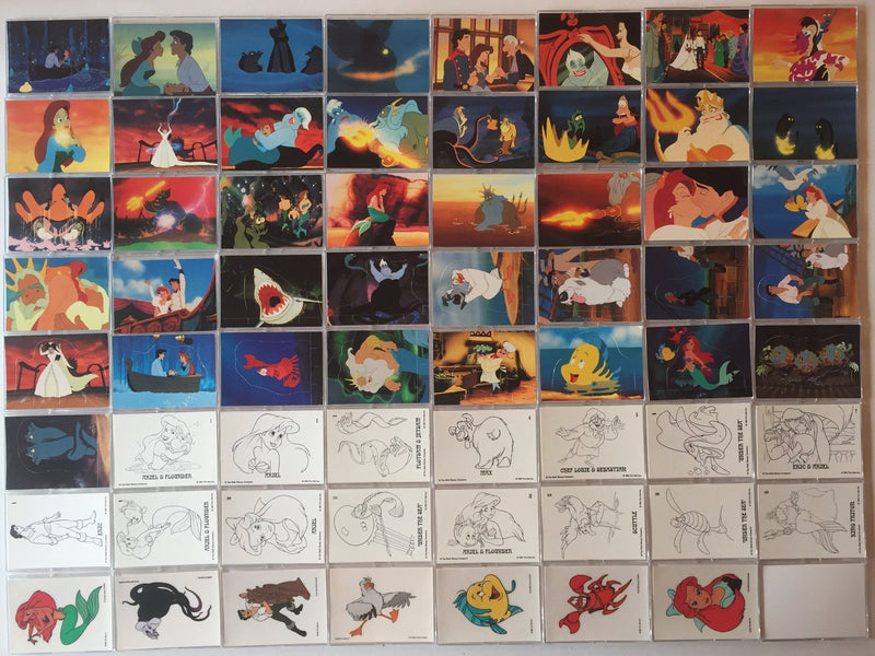 Little Mermaid Disney Movie Factory Card Set   - TvMovieCards.com