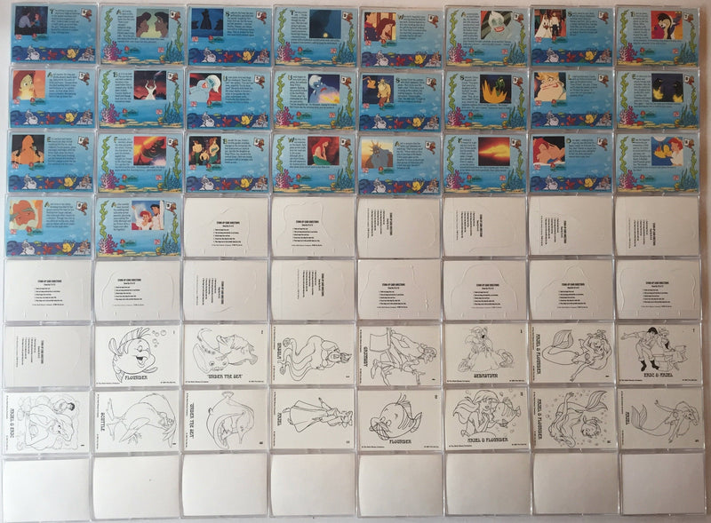 Little Mermaid Disney Movie Base Card Set 127 Cards ProSet 1991   - TvMovieCards.com