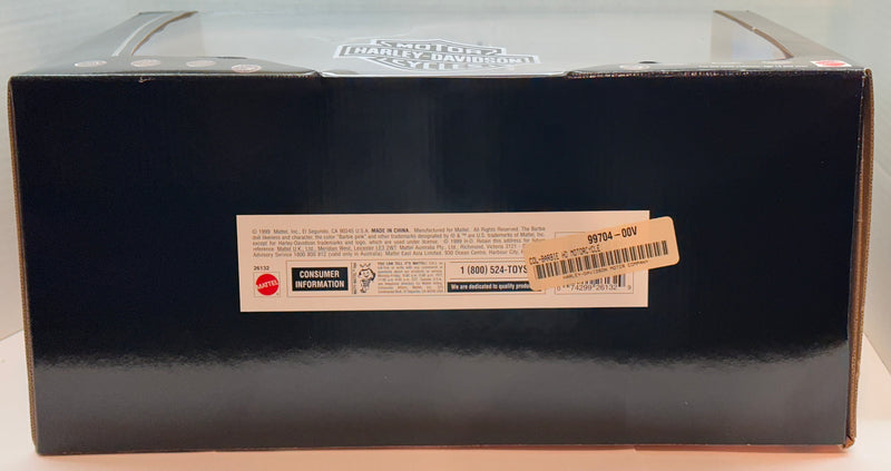 1999 Mattel Barbie Harley Davidson Fat Boy Motorcycle Orange/Silver 26132 NIB   - TvMovieCards.com