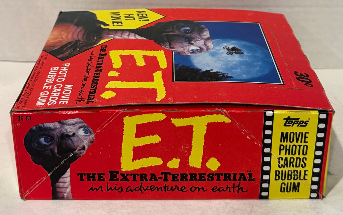 1982 Topps ET E.T. The Extra-Terrestrial Vintage FULL 36 Pack Trading Card Box - TvMovieCards.com