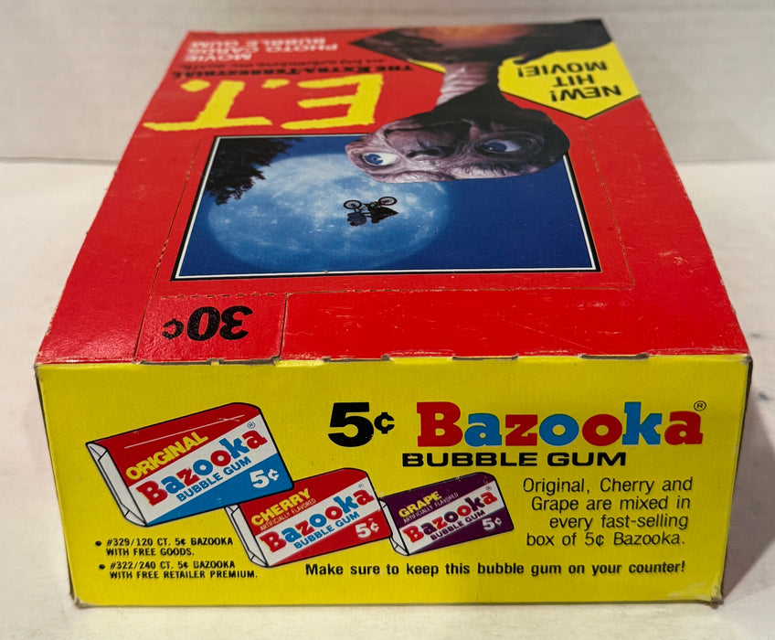 1982 Topps ET E.T. The Extra-Terrestrial Vintage FULL 36 Pack Trading Card Box - TvMovieCards.com