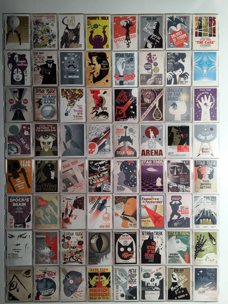 Star Trek TOS Portfolio Prints 2014 Complete (80) Trading Base Card Set - TvMovieCards.com