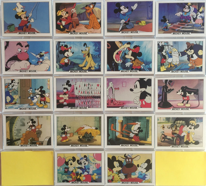 Disney Treats Card Set 90 Cards 5 different 18 card sets 1982 Mickey Donald Duck Goofy - TvMovieCards.com
